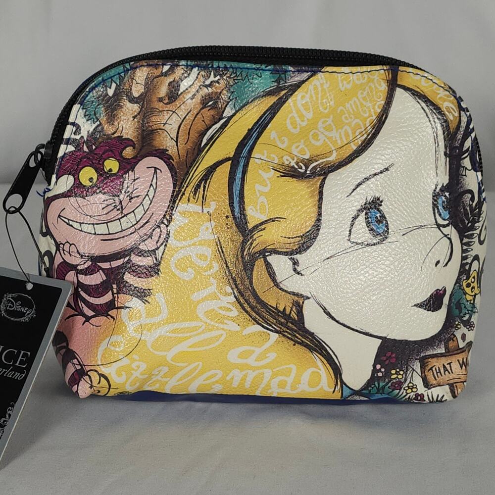 Rare NWT Loungefly Alice Cosmetic Bag | Heart Logo